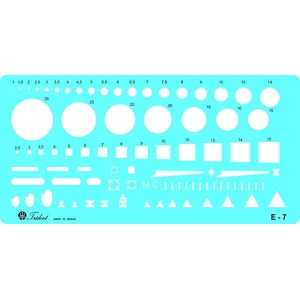 Gabarito Eletricidade - Simbologia de Rede, E-7, Trident