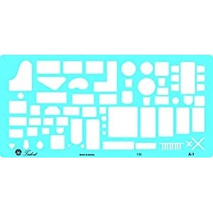 Gabarito Completo de Móveis e Sanitários, A-1, Trident