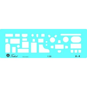 Gabarito Completo de Móveis e Sanitários,A-4  Trident