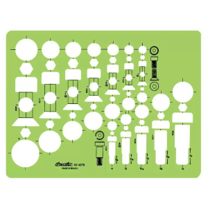 Gabarito Trident Desetec Parafusos 4376