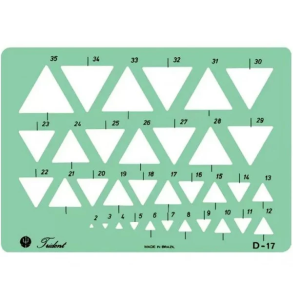 Gabarito Trident Triângulos Mod. D-17