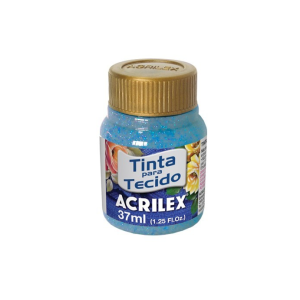 Tinta para Tecido Glitter 37ml Acrilex
