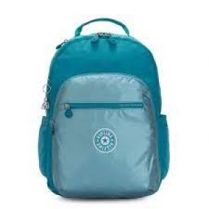 Mochila Kipling Seoul Turq Sea Met Bl