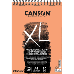 Bloco Espiralado XL Croquis A4 90g Canson