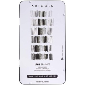 Lápis Graduado Graphite - 12 Traços –Artools