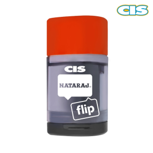 Apontador Deposito Cis Nataraj Flip Com Borracha