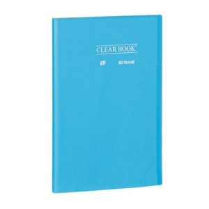 Pasta Catálogo 10 folhas A4 - ClearBook -Transp AZUL
