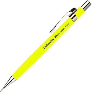 Pentel P200 Lapiseira, Amarelo Fluorescente, 0.5 mm