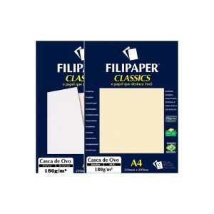 PAPEL CASCA DE OVO 180GR A4 FILIPERSON
