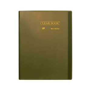 Pasta Catálogo 40 folhas A4- ClearBook -Transp. FUME