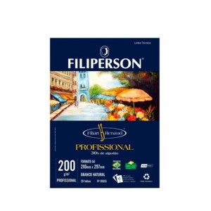 BLOCO FILIPERSON PROFISSIONAL A4 200GRS