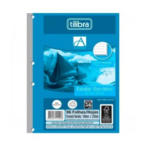 Bloco Fichário 1/4 Tiliflex 96 folhas tilibra