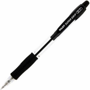 Caneta Esferográfica Pilot Super Grip Retrátil 0.7 Fina Preta