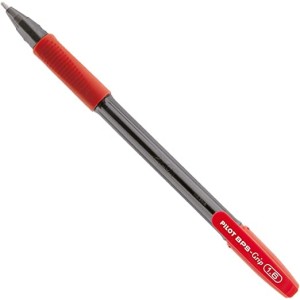 Caneta Esferografica Pilot Bps Grip 1.6 Grossa Vermelho