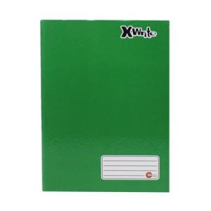 Caderno Brochura Capa Dura Universitário 96 ou 80 Folhas Verde