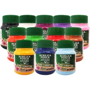 Tinta Acrílica Fosca 37ml  Diversas Acrilex