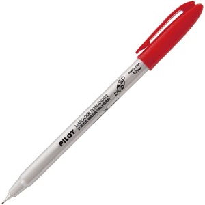 Caneta Pilot Para CD/DVD 1.0 Vermelho Marcador Permanente