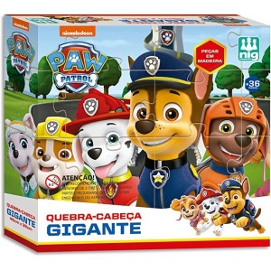 Quebra Cabeça Gigante Patrulha Canina, Nig Brinquedos