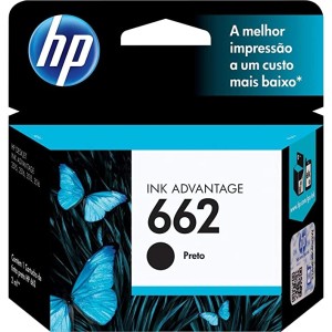 Cartucho HP - 662 Preto Original