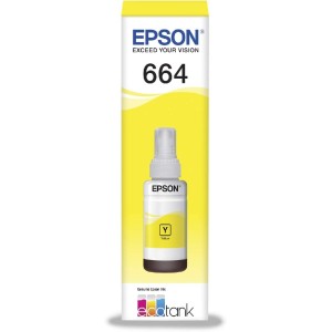 Garrafa de Tinta Original Epson EcoTank T664 Amarelo