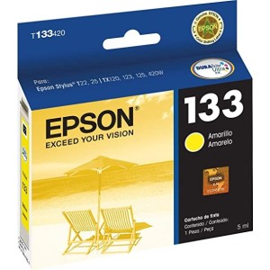 Cartucho Original , Epson, T133420BR, Amarelo
