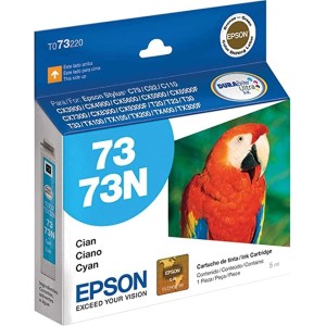 Cartucho Original , Epson, T073220BR, Ciano