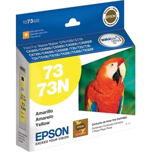 Cartucho Original , Epson, T073420, Amarelo