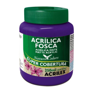 Tinta acrílica fosca 250ml violeta Acrilex