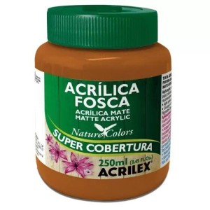 Tinta Acrílica Fosca 250ml Marrom Acrilex