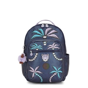 Mochila Kipling Seoul Admiral Bl Palm