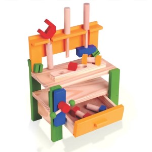 Bancada de Ferramentas Infantil Madeira Ref 4080 Carimbras