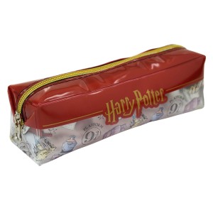 Estojo M Harry Potter Warner 100 em PVC Cristal com Zíper DAC 4080