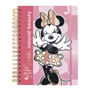 Caderno Smart Universitário Disney Minnie com Folhas e Divisórias Reposicionáveis DAC 4204