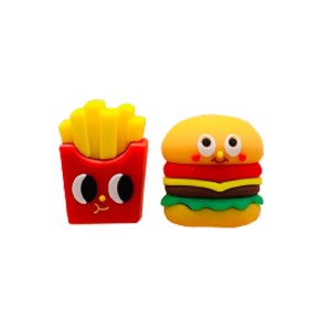 Apontador Divertido Fast Food Mania de Sticker