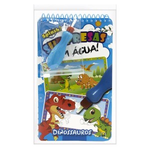 Aqua Book Surpresas com Água Dinossauros