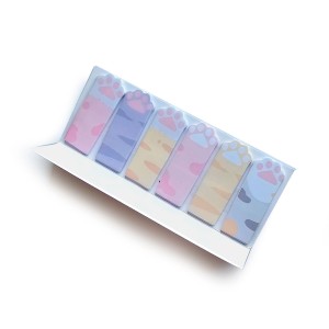 Bloco Adesivado Patinhas Tipo Post it Mania de Sticker