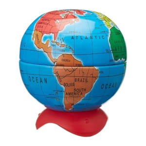 Apontador Globo Terrestre com 1 Furo e Depósito Maped