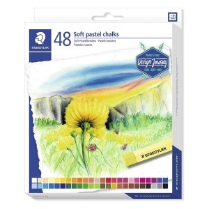 Giz Pastel Seco Soft Karat com 48 Cores Staedtler