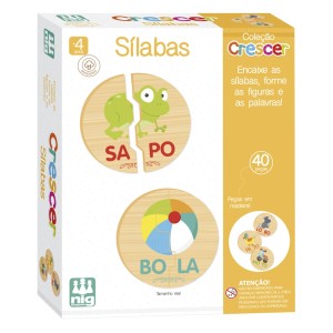 Jogo Sílabas Coleção Crescer Nig Brinquedos