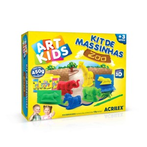 Kit de Massinhas Zoo Ref. 40010 Acrilex
