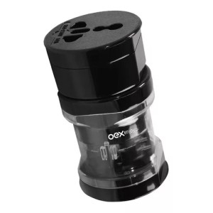 Conversor de Padrões Universal Bivolt Preto Oex