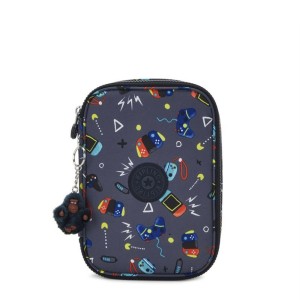 Estojo Kipling 100 Pens Gaming Grey