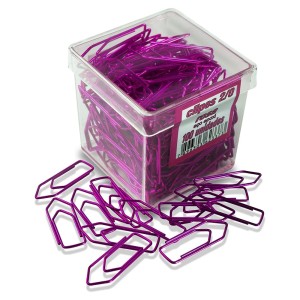 Clipes 2/0 Rosa com 100 Unidades ACC