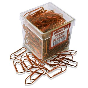 Clipes 2/0 Laranja com 100 Unidades ACC