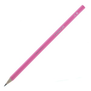 Lápis Preto HB Rosa Neon Wopex Staedtler