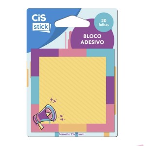 Bloco Adesivo Colorido Coleção Pop Megafone CiS