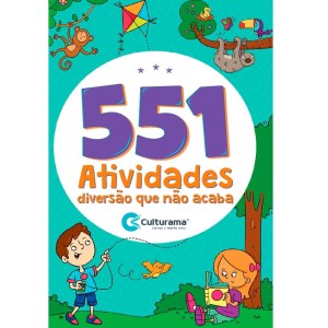 Livro 551 Atividades Diversão Que Não Acaba Ciranda Cultural