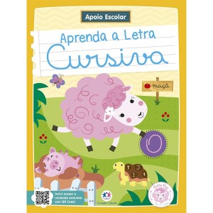 Livro Apoio Escolar Aprenda a Letra Cursiva Ciranda Cultural