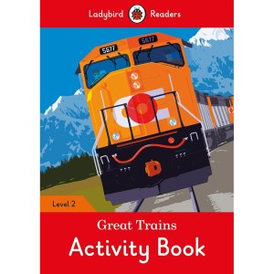 Livro Great Trains Activity Book Level 2 Ladybird Readers