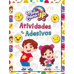 Livro de Adesivos e Atividades Maria Clara e JP Ciranda Cultural